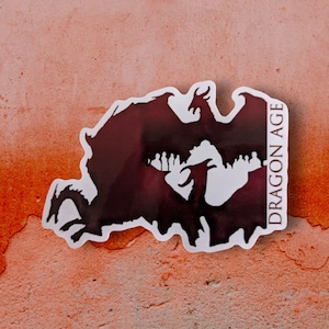 Dragon Age Vinyl Sticker, Features Iconic Dragon Age Design, Gamer Gift for RPG Fans, Perfect Gift for Gamers, Dragon Age Gifts, Dragon Age