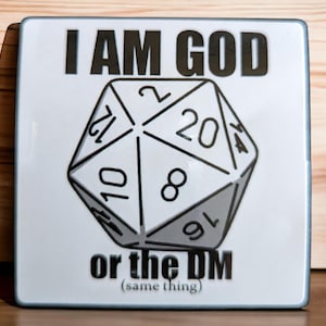DnD DM sticker, DnD Dungeon Master, Dungeons and Dragons, Funny DnD Sticker, Gift for Boyfriend