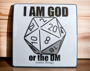 DnD DM sticker, DnD Dungeon Master, Dungeons and Dragons, Funny DnD Sticker, Gift for Boyfriend