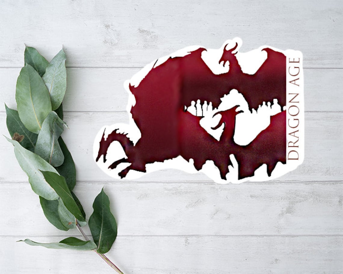 Dragon Age Print and Sticker Video Game Art Gift for Gamer - Etsy