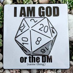 Dnd DM Sticker Dnd Dungeon Master Dungeons and Dragons - Etsy