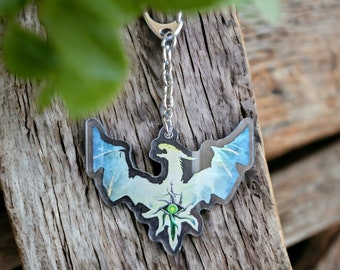 Dragon Age Inquisition Keychain, Gaming Computer Keychain, Video Game Keychain / Decal