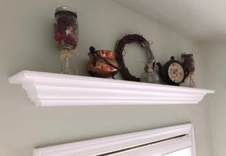 Over Door Shelf Over Window Shelves Crown Molding Shelves Etsy