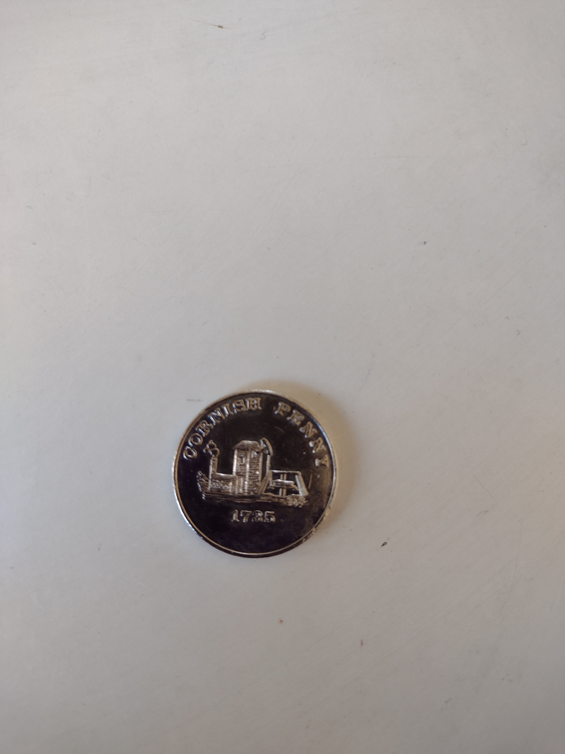 Vintage Poldark Mine Replica Cornish Penny 1735 - Etsy