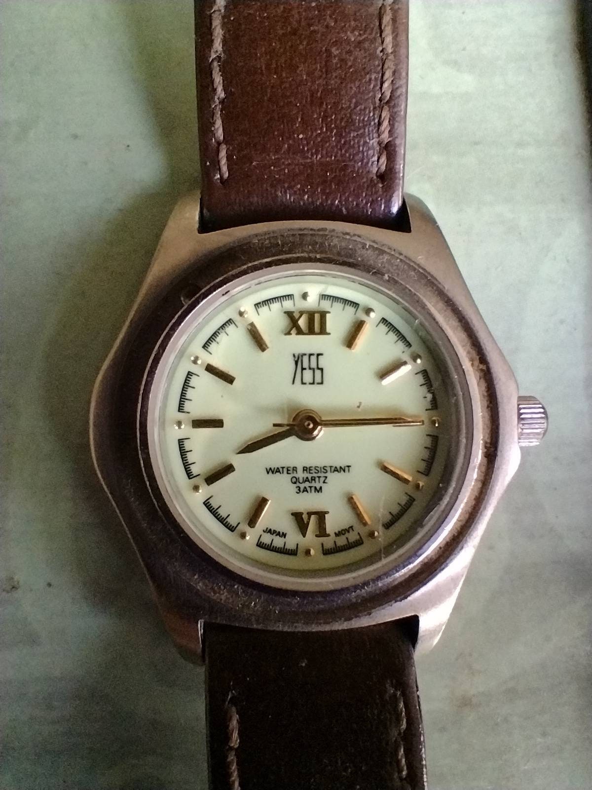 Vintage Yess Water Resistant Quartz 3 ATM Wrist Watch Etsy UK