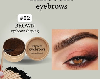Savon brun teinté pour sourcils - Savon coiffant végétalien pour des sourcils beaux et durables - Obtenez une élégance sans effort avec ce produit végétalien sur Etsy