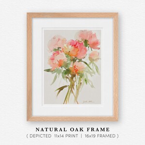 Peony Print, Floral Wall Art, Flower Decor, Botanical Watercolor Painting, Gift For Her, Pink Peonies Artwork, Garden Decor, Fine Art Giclee