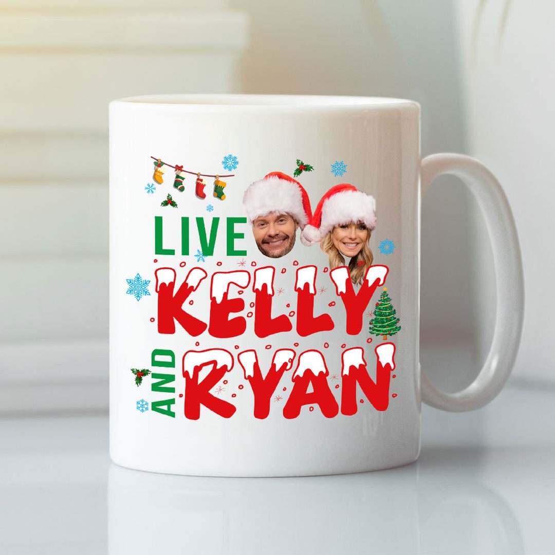 Kelly and Ryan Holiday Mug 2022 Live Kelly and Ryan Gift for Family
