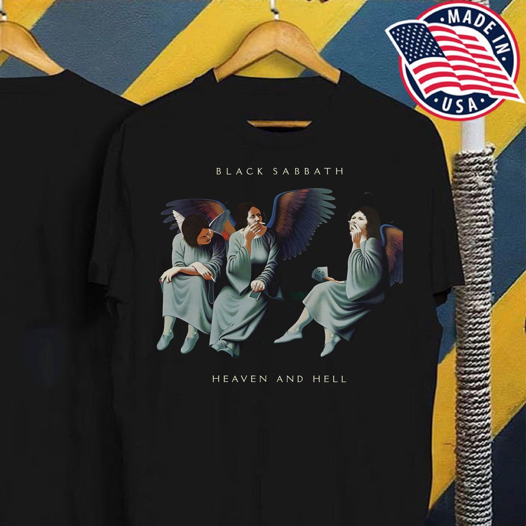 Black Sabbath Heaven & Hell T-shirtblack Sabbath 90s Gift Tee - Etsy Sweden