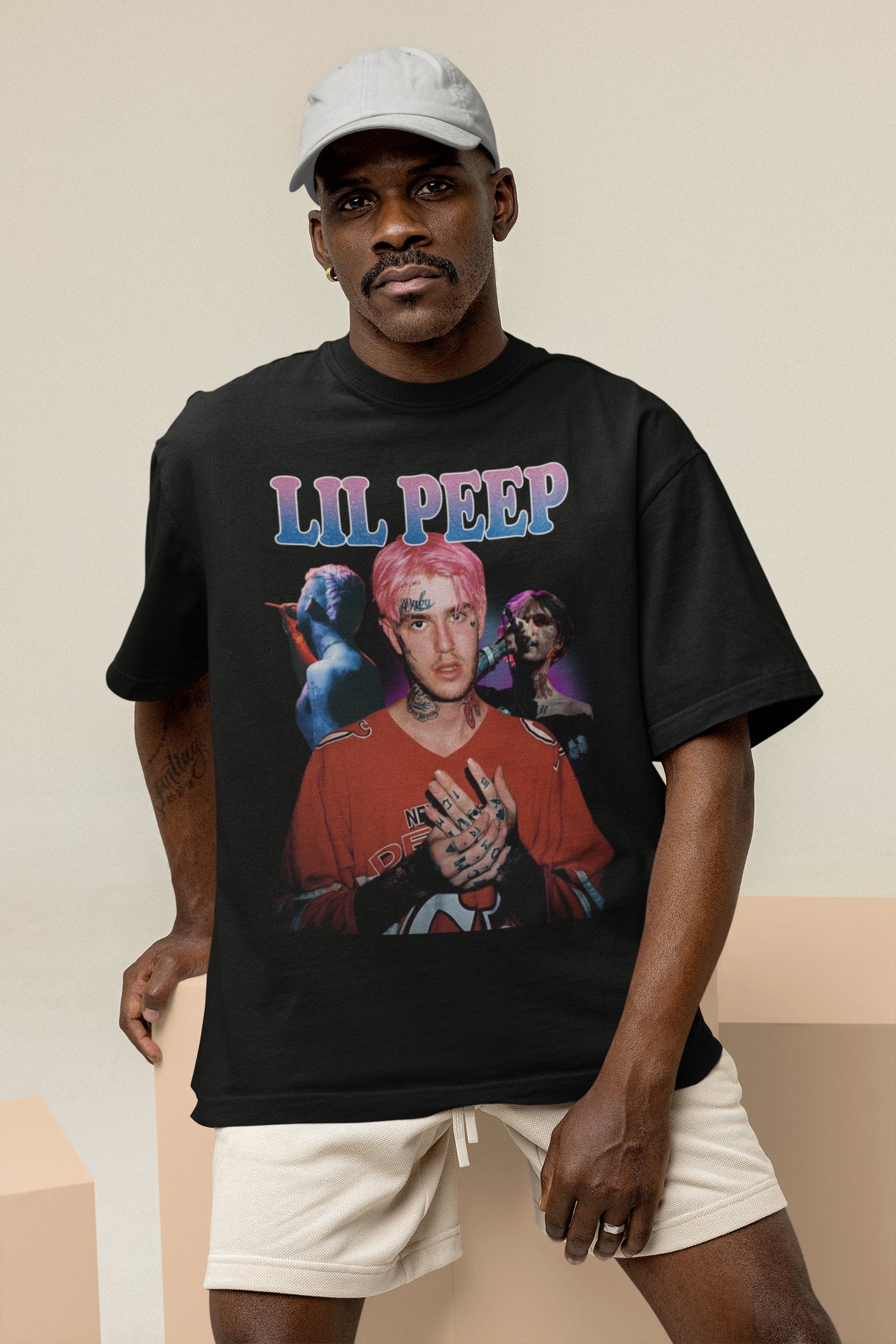 Discover Lil Peep T-shirt, Rapper's T-shirt, Rap Hip Hop Tee Gift for men women t-shirt