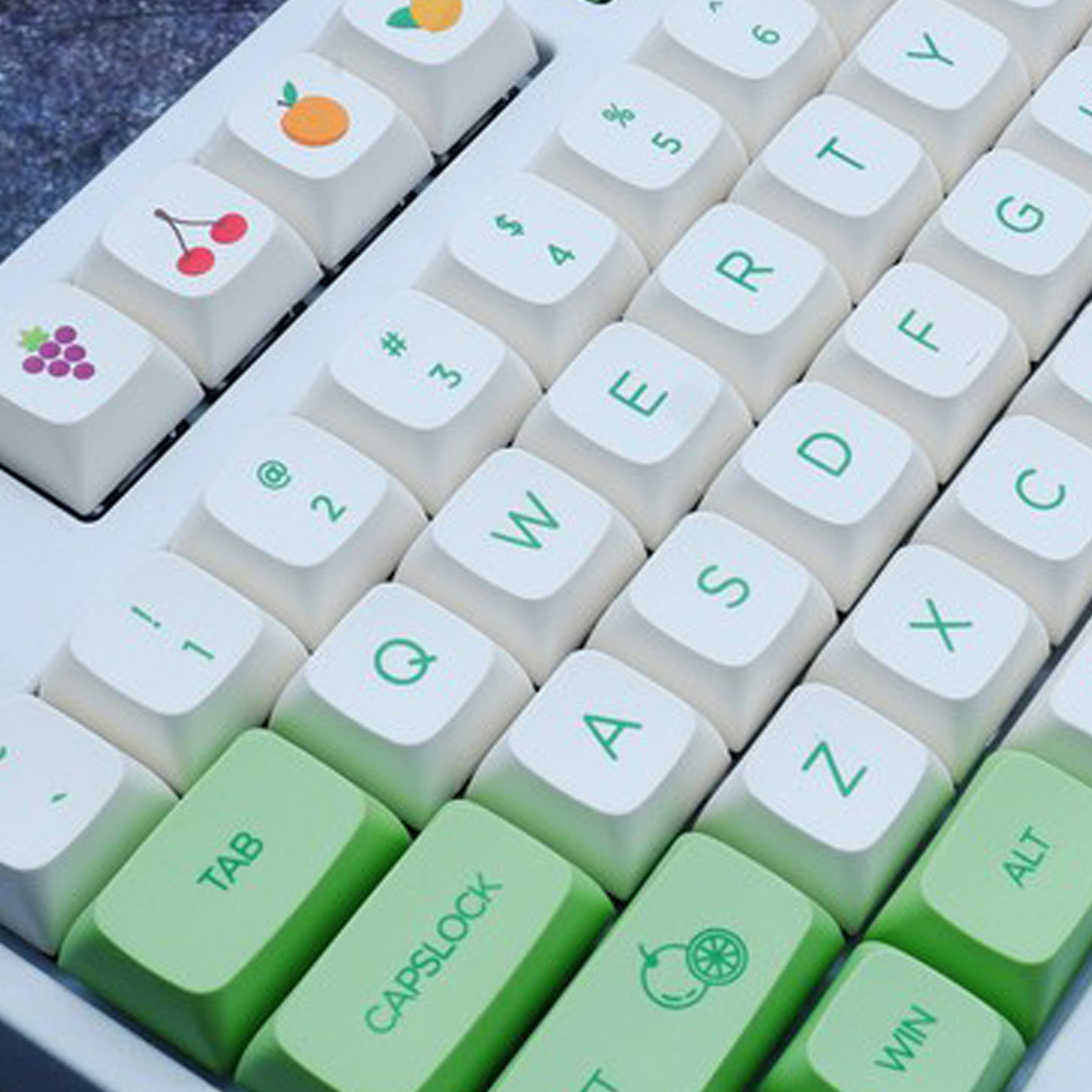 Fruits Keycaps Set Keycap Set Custom Keycaps Top Keycap Etsy