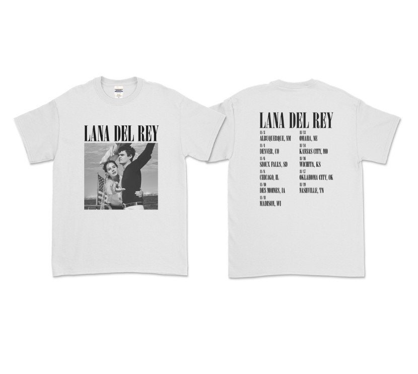 Lana Del Rey Norman Rockwell Tour Tshirt Mlana Del Rey UO Etsy