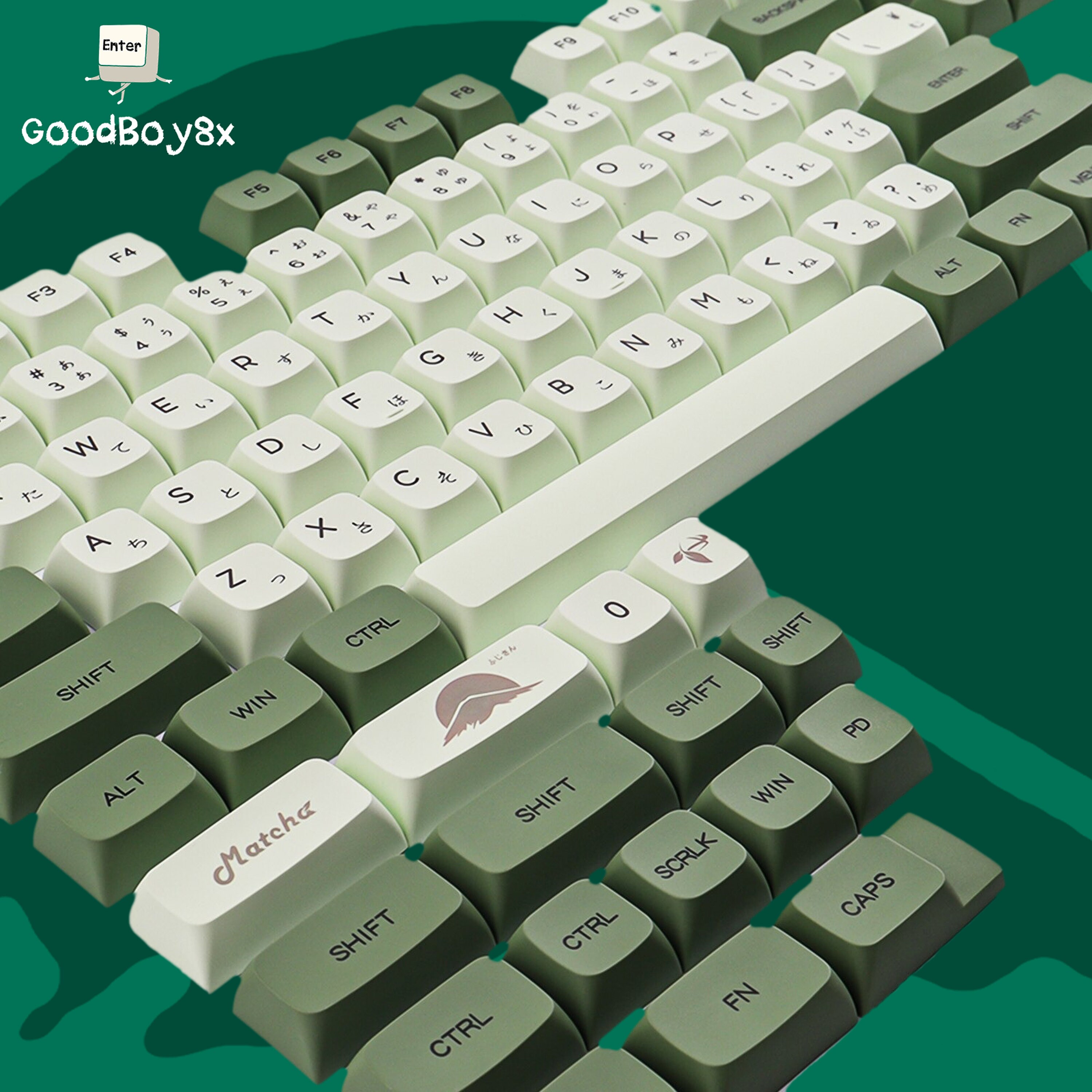 Matcha Keycaps Set Keycap Set Custom Keycaps Top Keycap Etsy