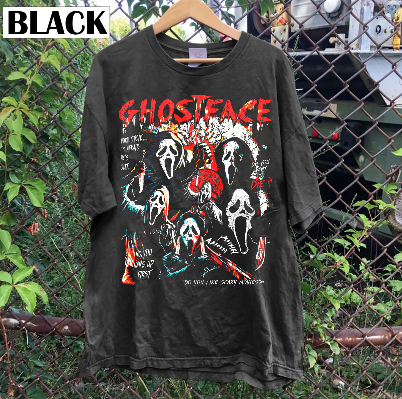 Vintage Horror Movie Tshirt Vintage Scream Shirt Let
