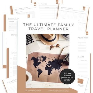 Ultimate Family Travel Planner - Instant Download