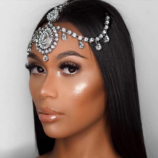 Chain Head Piece Etsy