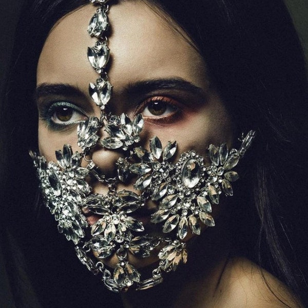 Crystal Mask Etsy