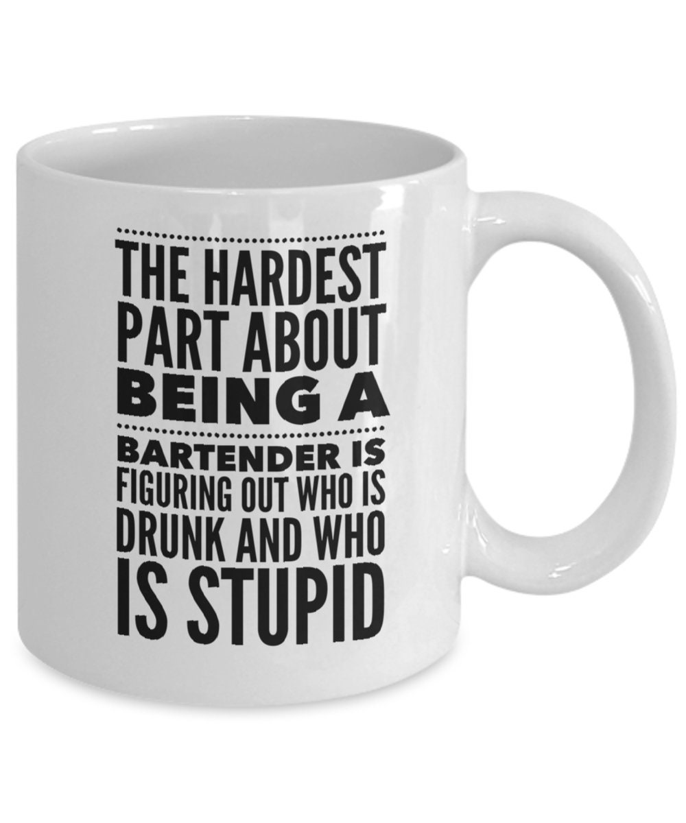 Bartender Coffee Mug Funny Bartenders Gift Present Etsy.de