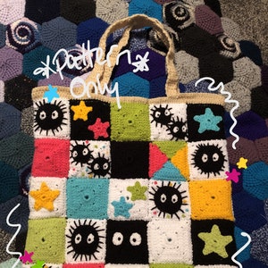 Soot Sprite Tote Bag Crochet Pattern