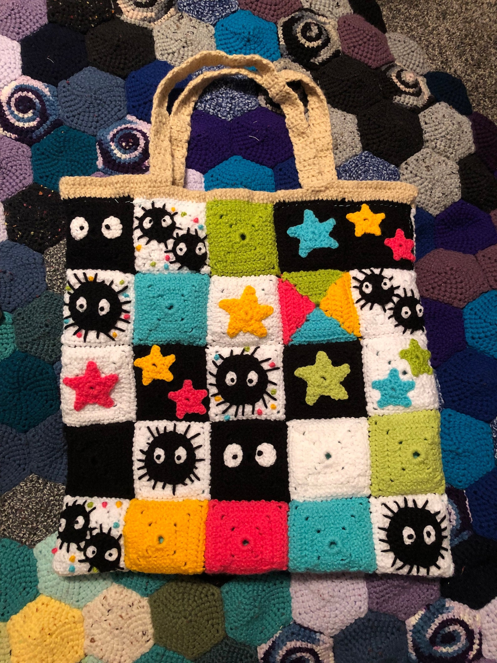 Soot Sprite Tote Bag Crochet Pattern (Instant Download) Etsy