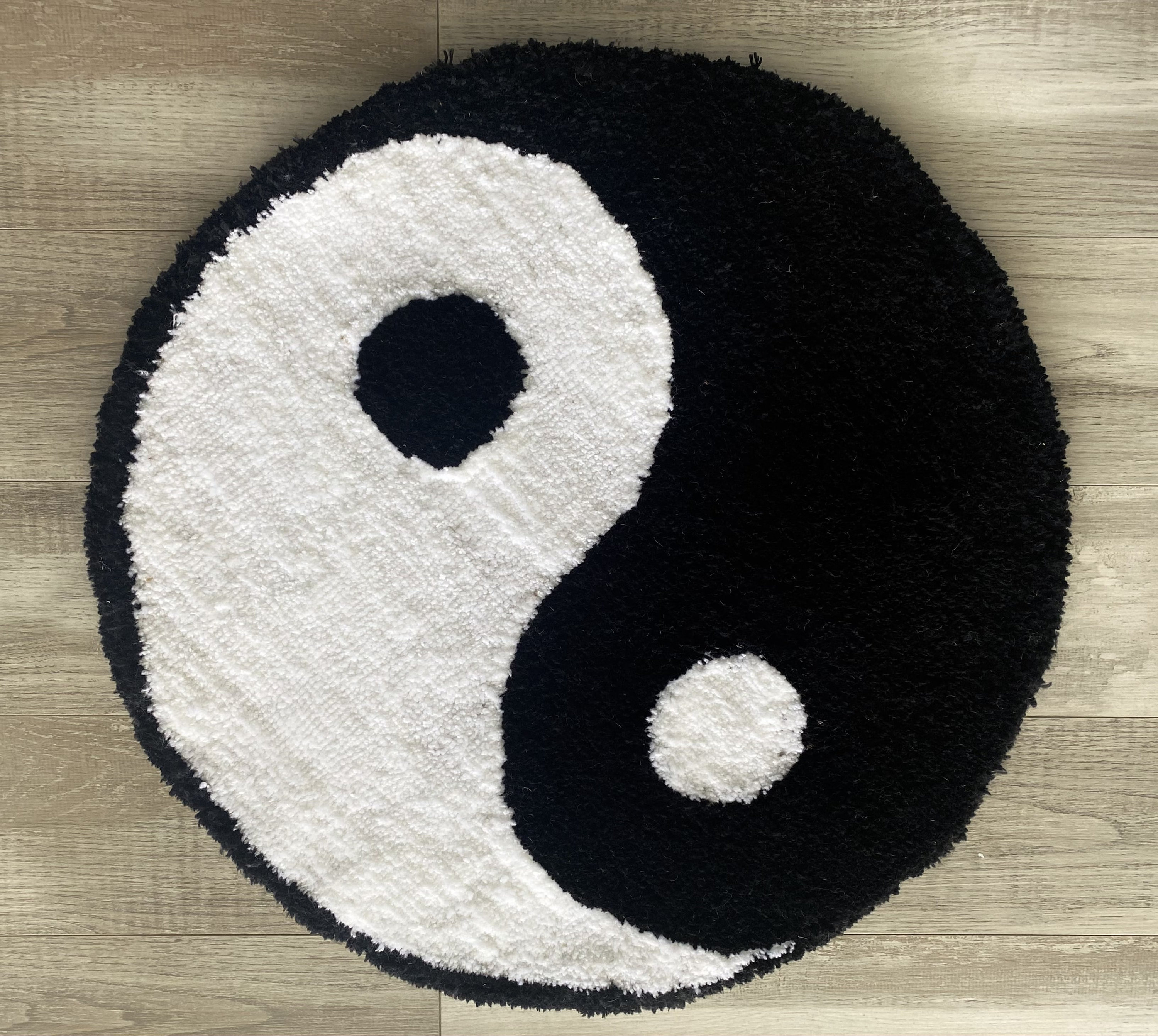 Yin Yang Tufted Rug / Wall Art Etsy