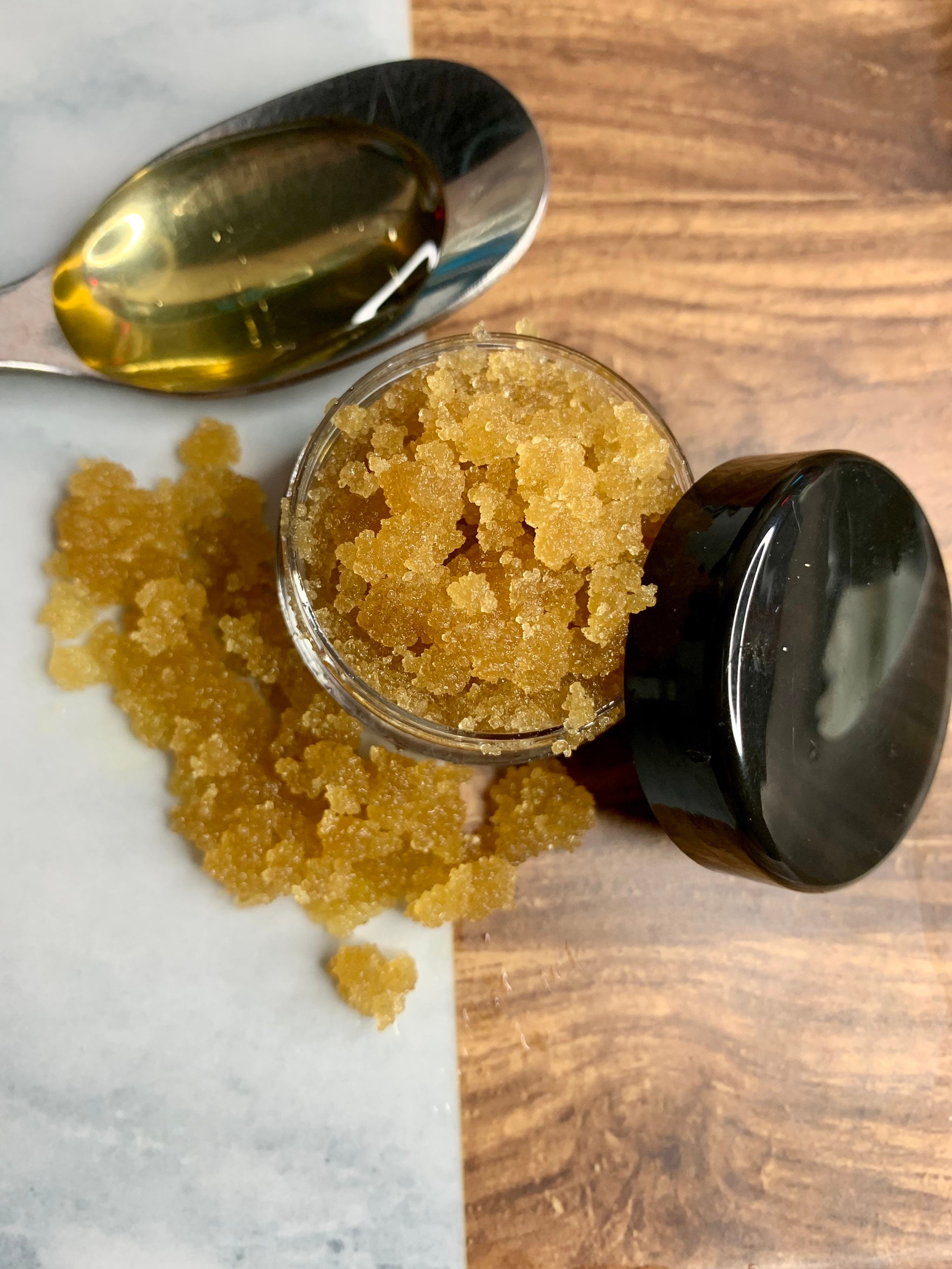Honey Olive Oil Lip scrub 10 ml sugar lip scrub. Cruelty free Etsy