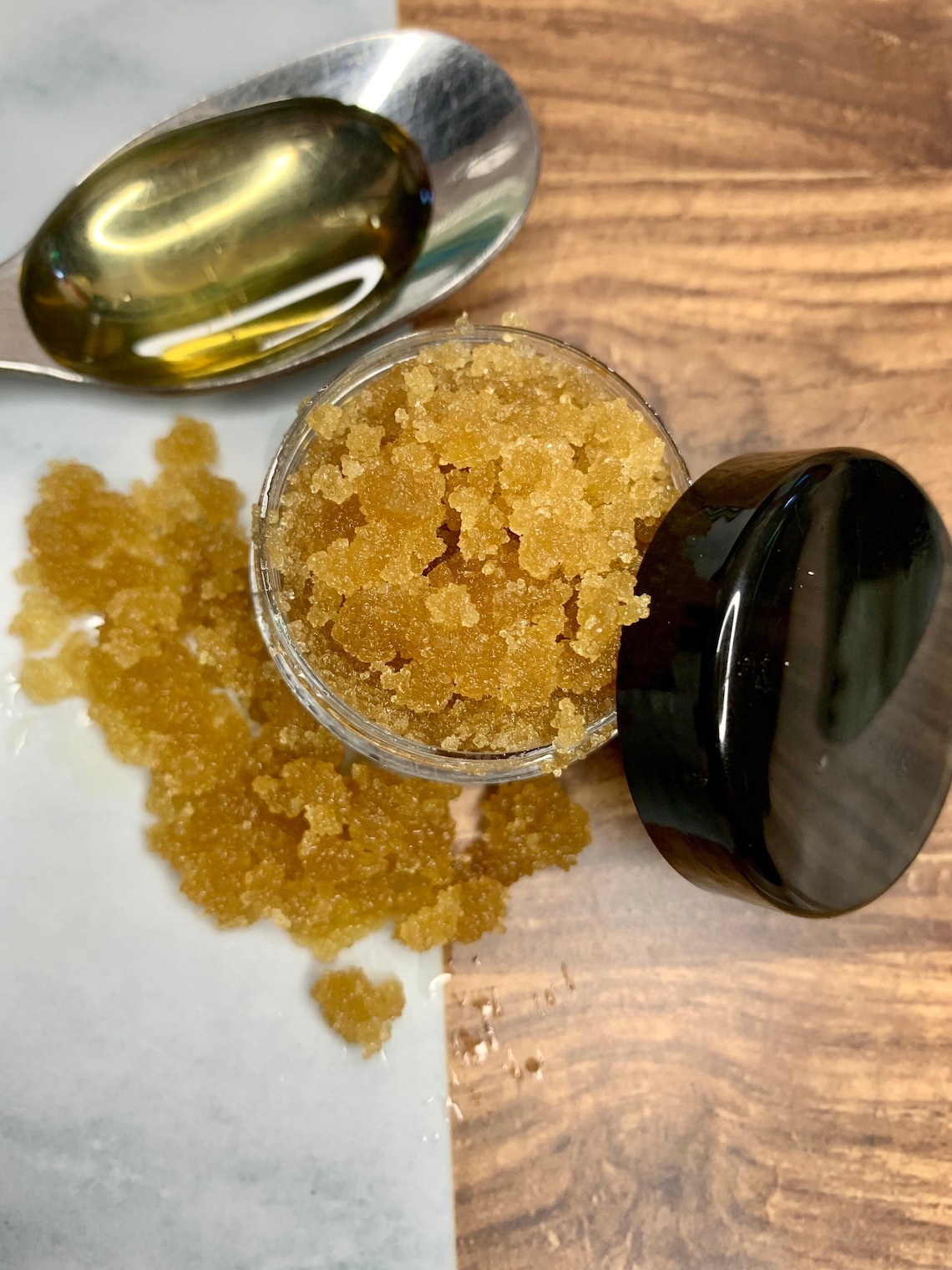 Honey Olive Oil Lip scrub 10 ml sugar lip scrub. Cruelty free Etsy