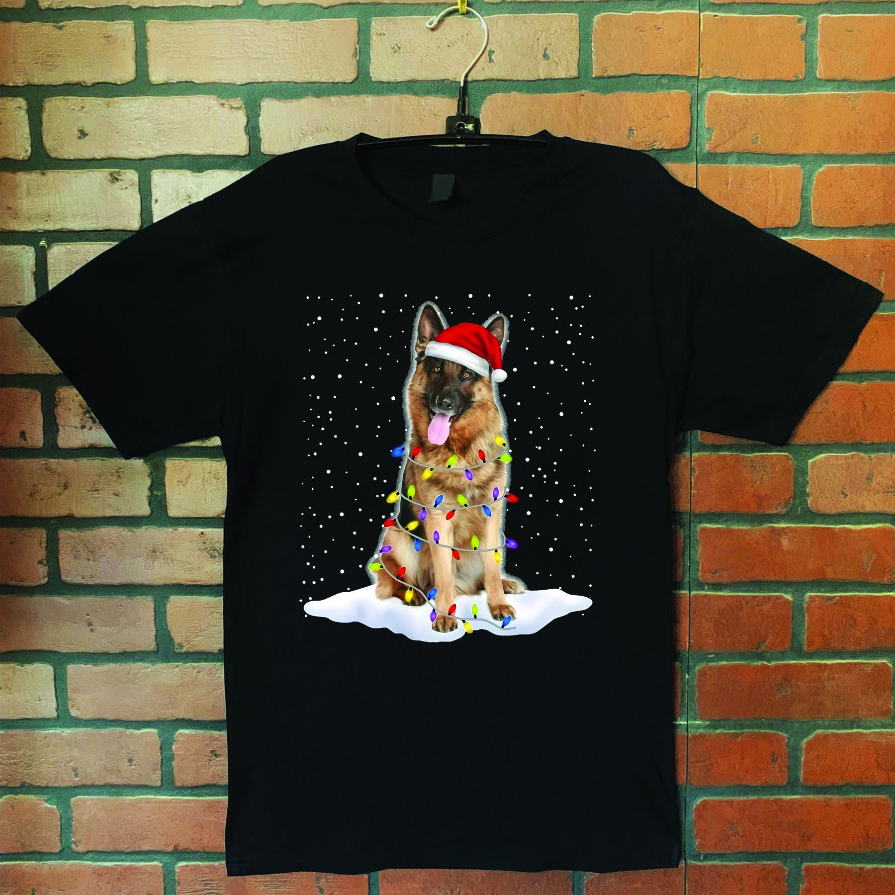 german shepherd christmas shirts