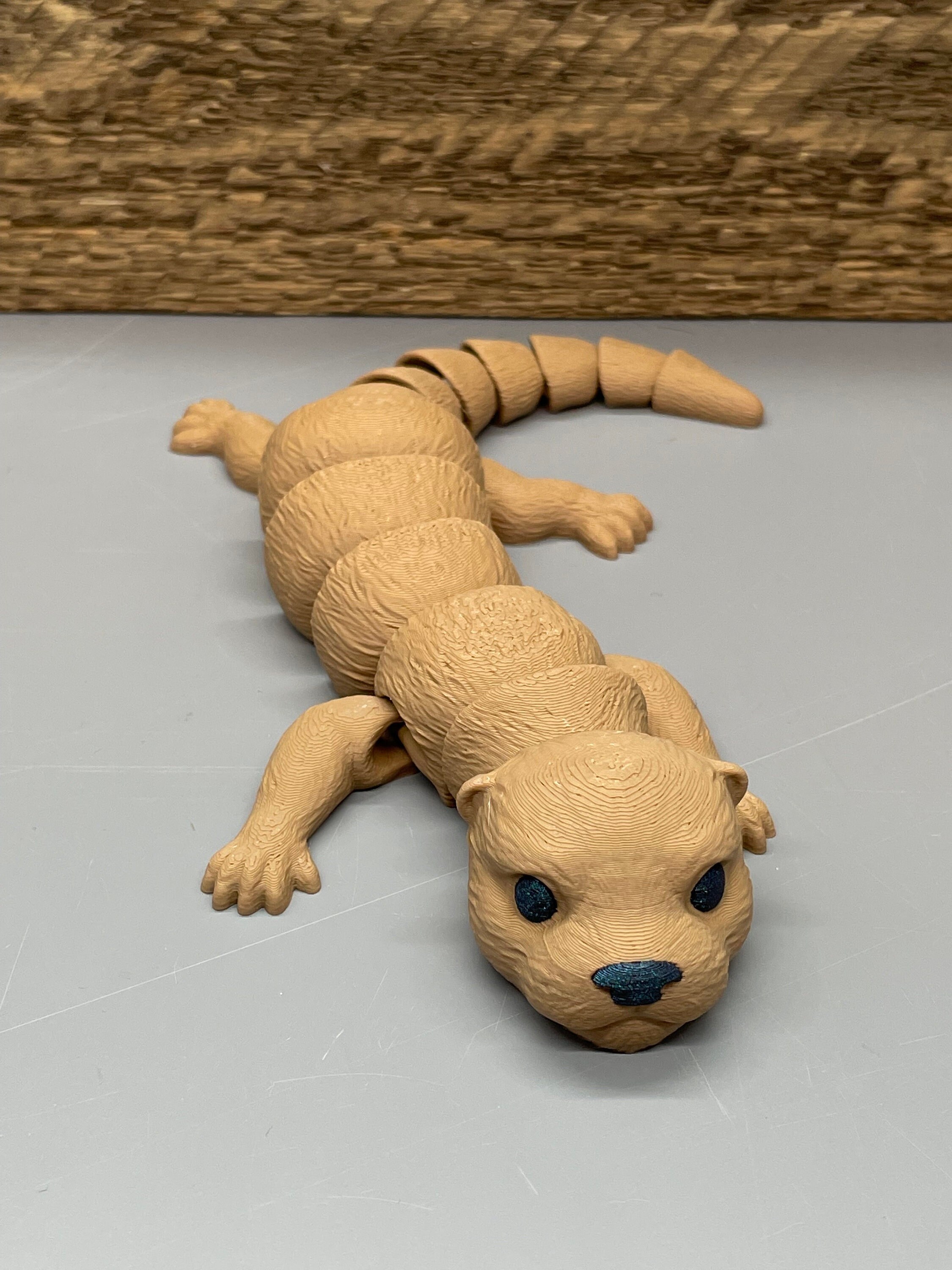 Cute Baby Otter 3D Printed Flexi Fidget Toy - Etsy Canada