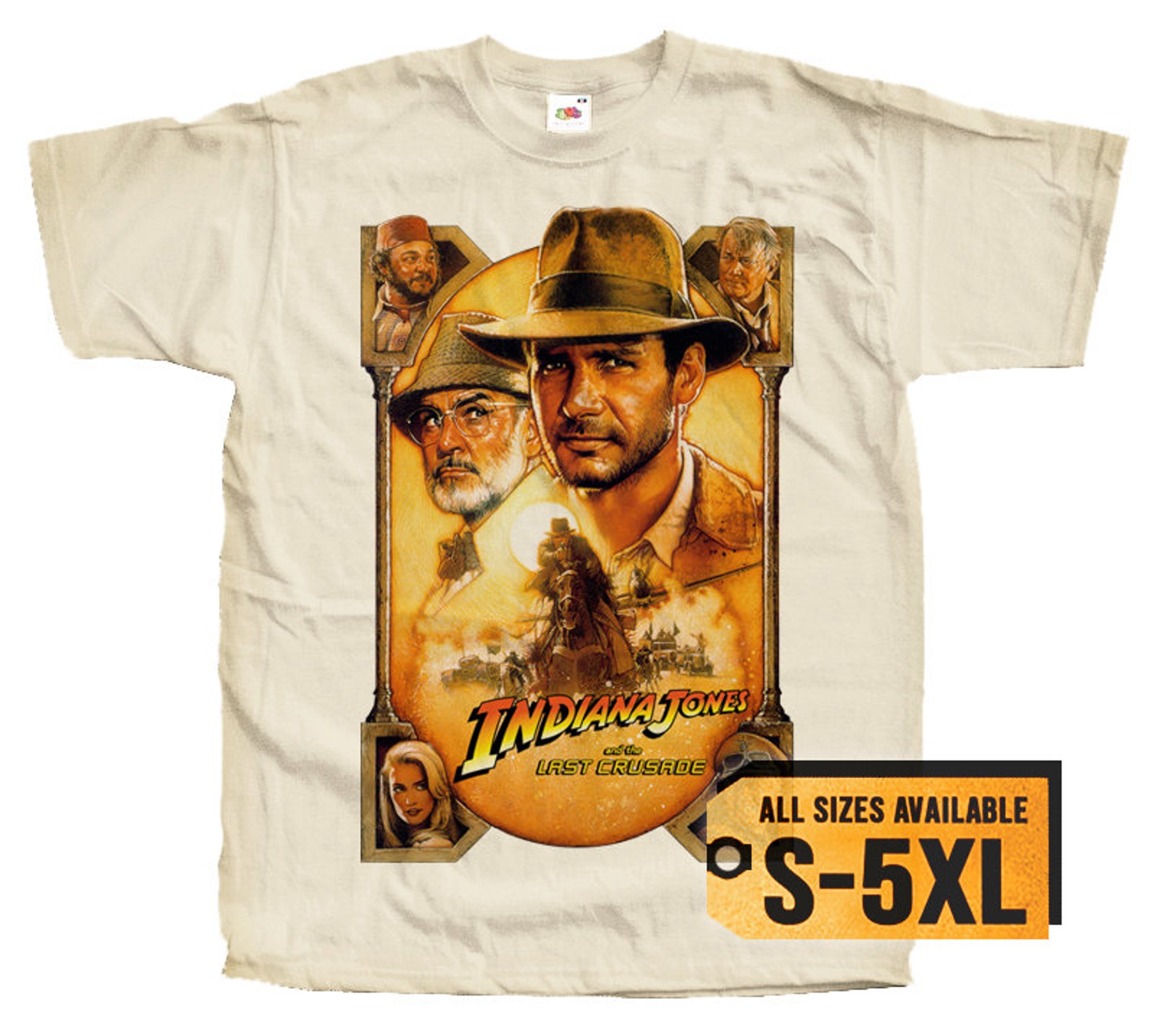 Discover Indiana Jones V6 Poster Men T Shirt
