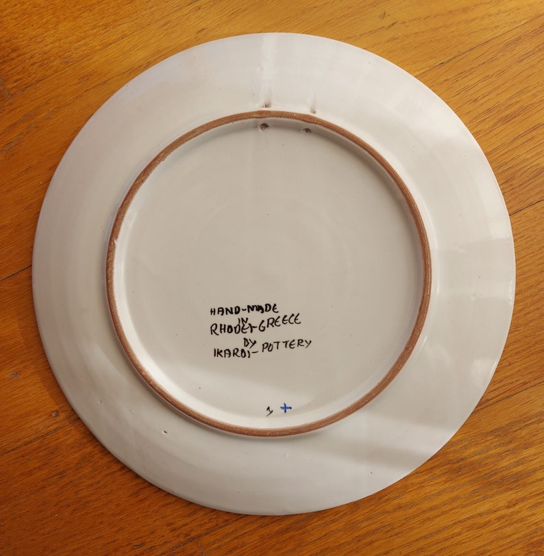Vintage ICAROS RHODES Greece IKAROS Pottery Porcelain - Etsy