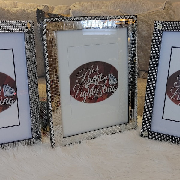 Bling Picture Frames Etsy