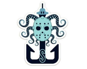 Kraken Space Needle Etsy