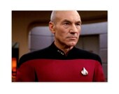 Next Generation Sticker, Star Trek Decal, Star Trek Sticker, Star Trek Next Generation, Star Trek Captains, Captain Picard, Patrick Stewart