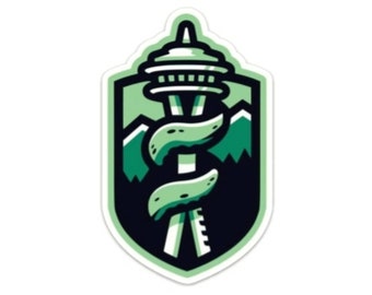 Kraken Space Needle Etsy