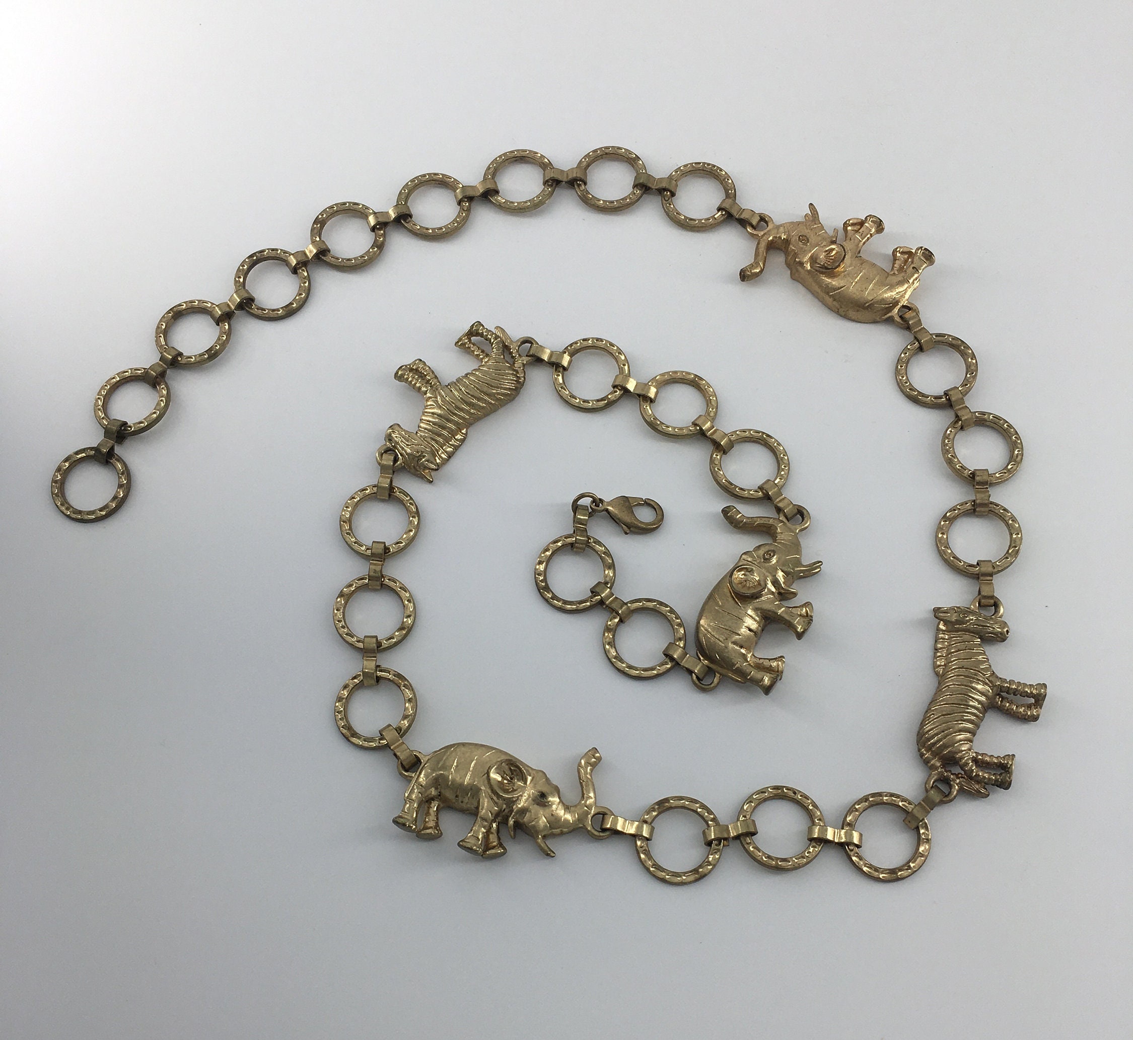 1980 Gold Chain Belt 