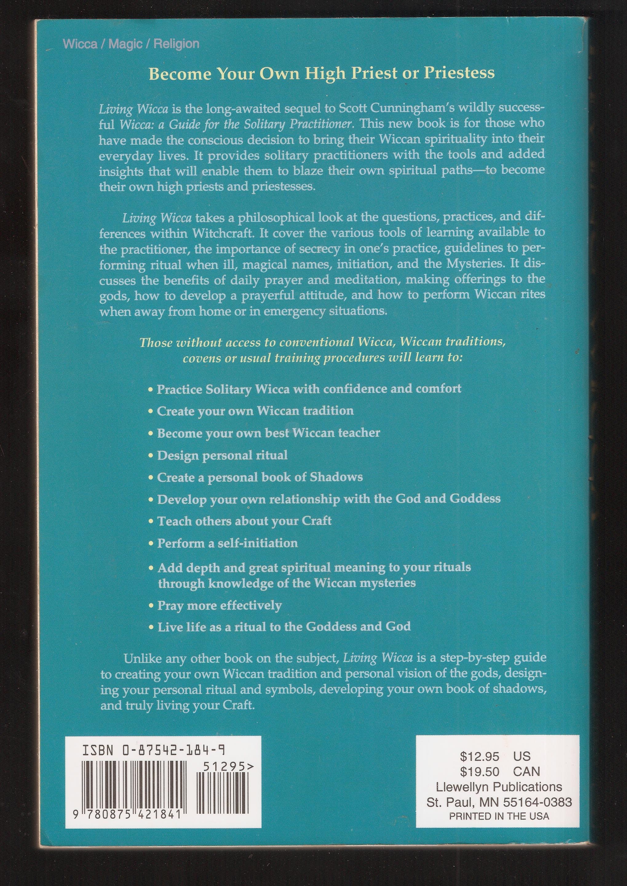 wicca a guide for the solitary practitioner book wicca a guide for the solitary practitioner book