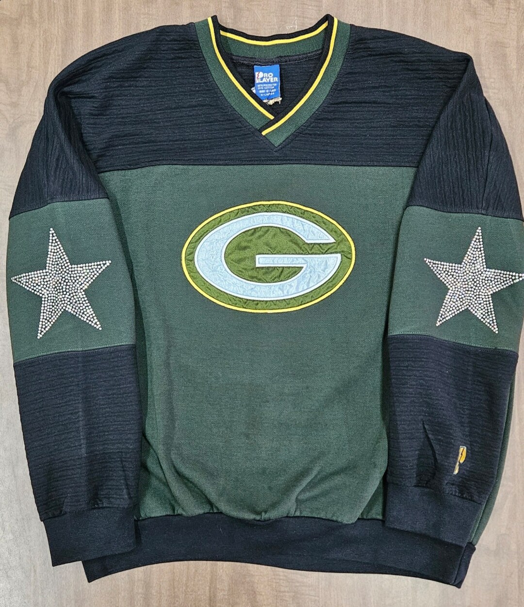 Packer Rhinestone Designs Vintage Stars Collection | Greenbay Packers | NFL | Sweatshirt ...