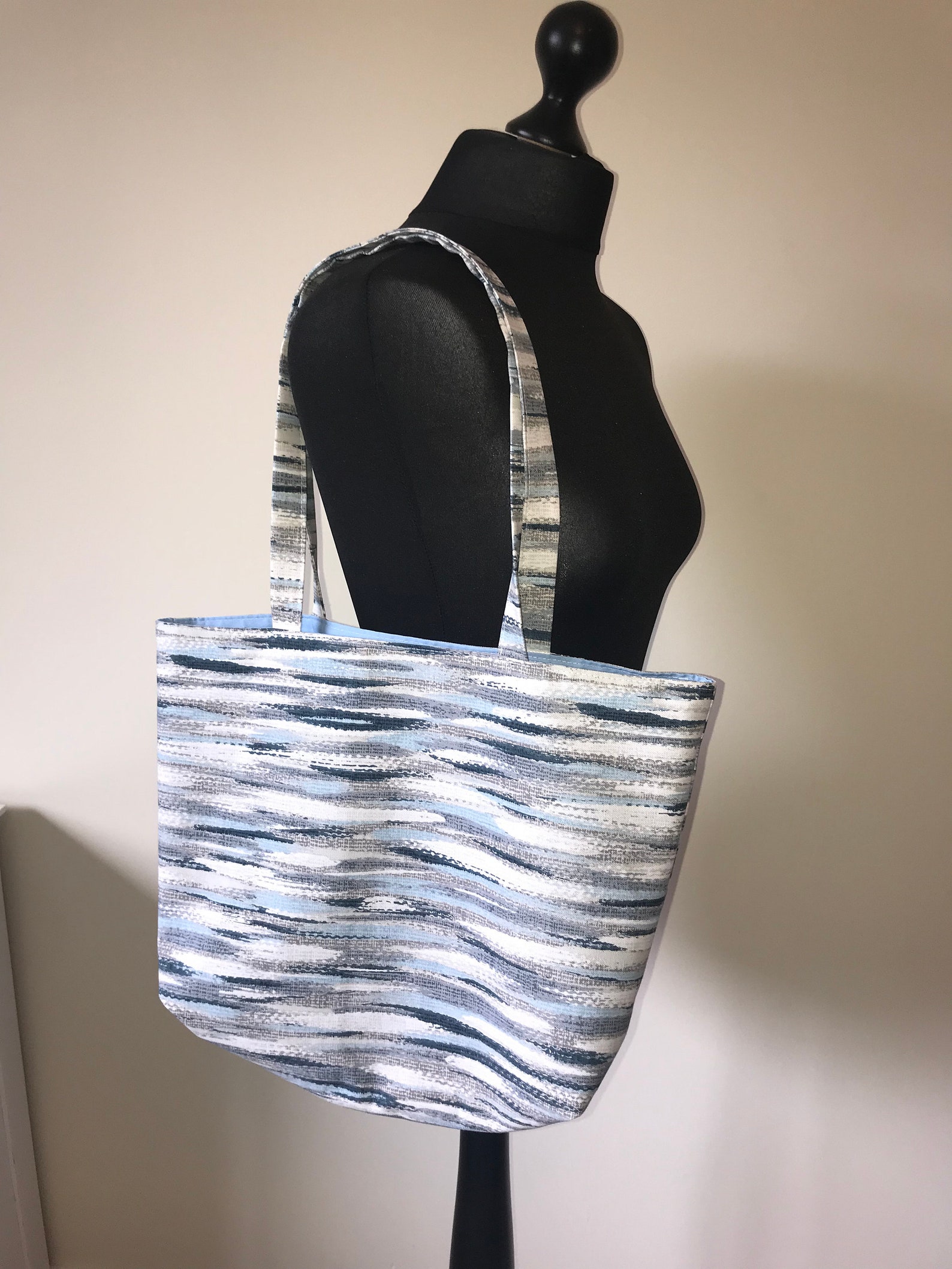 Handmade fabric tote bags Etsy