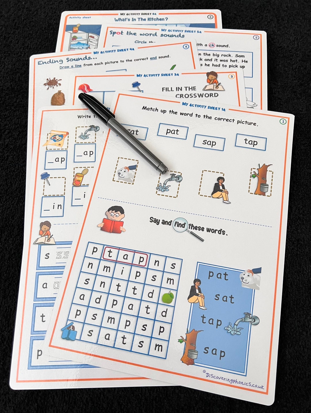 Phonics Activity Pack Etsy