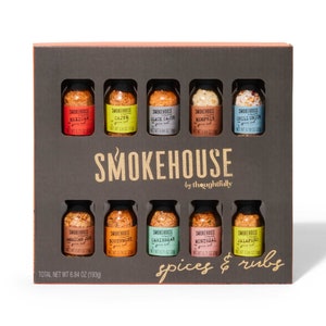 Smokehouse Grilling Spices and Rubs, Set of 10