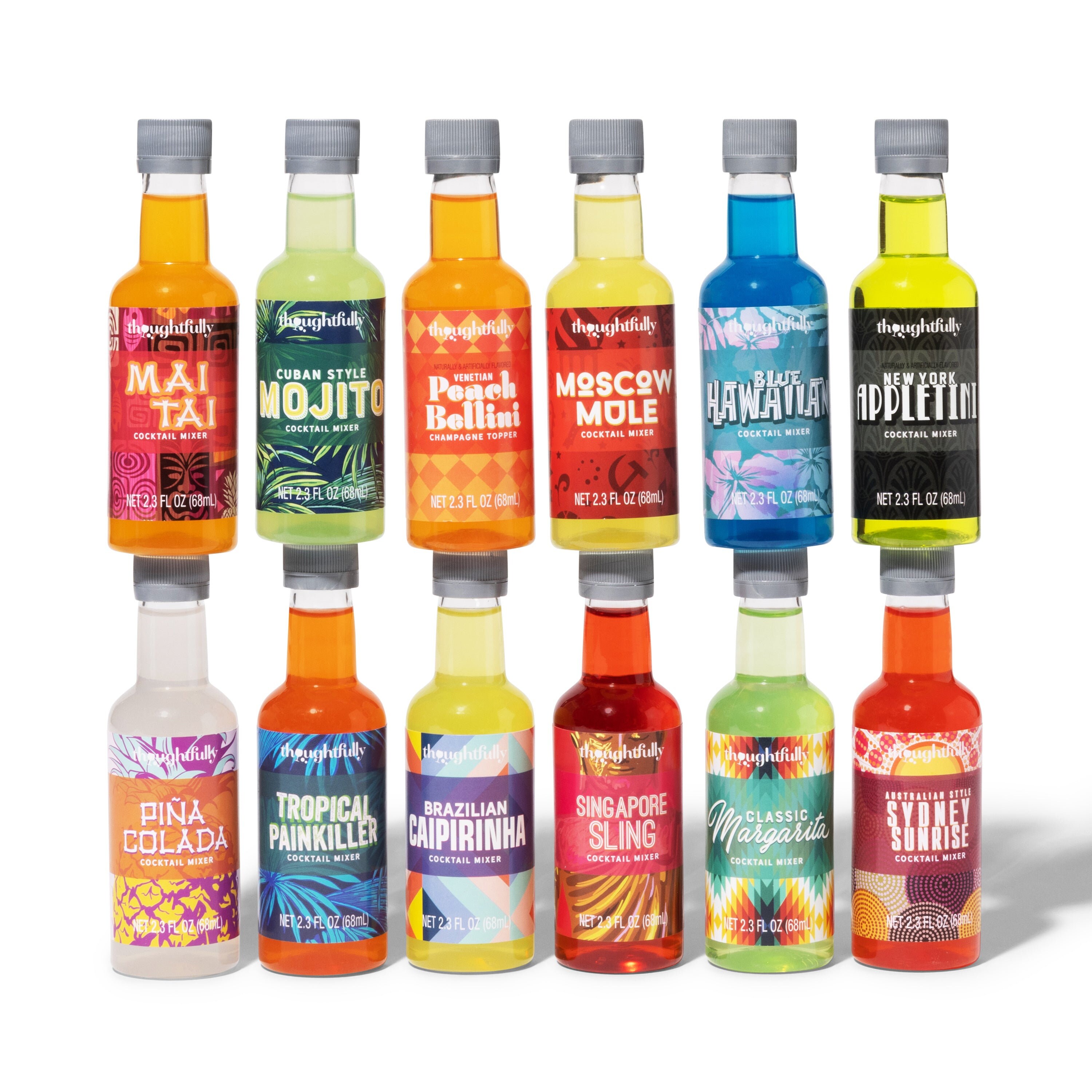 Global Cocktail Mixers, Set of 12 Etsy