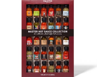 Master Hot Sauce Sampler, Set of 30