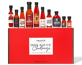Hot Sauce Challenge, Gift Set of 10