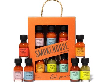 Smokehouse Mini Hot Sauce Sampler, Set of 6