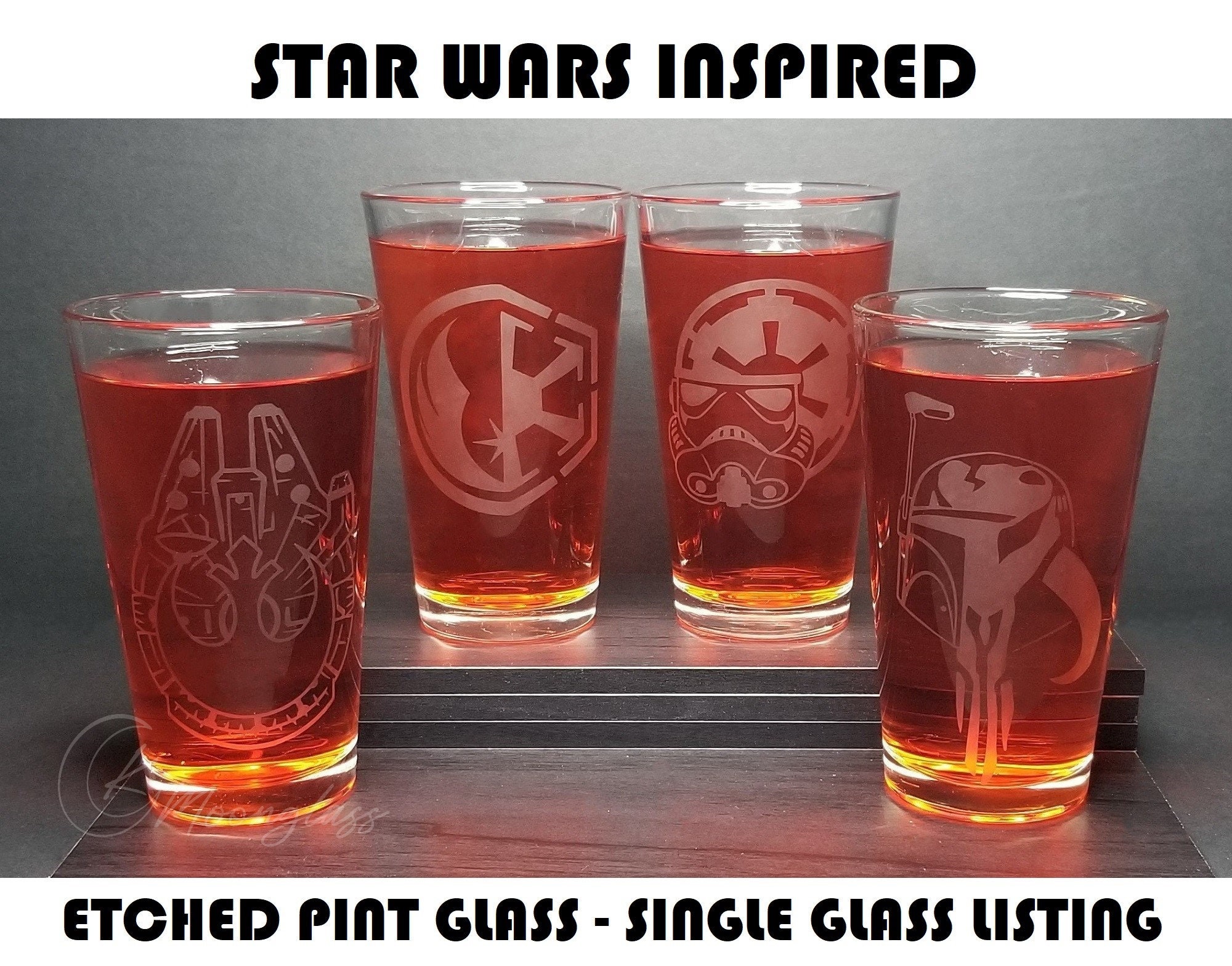 Bad Batch Pint Glass Clone Force 99 Star Wars 