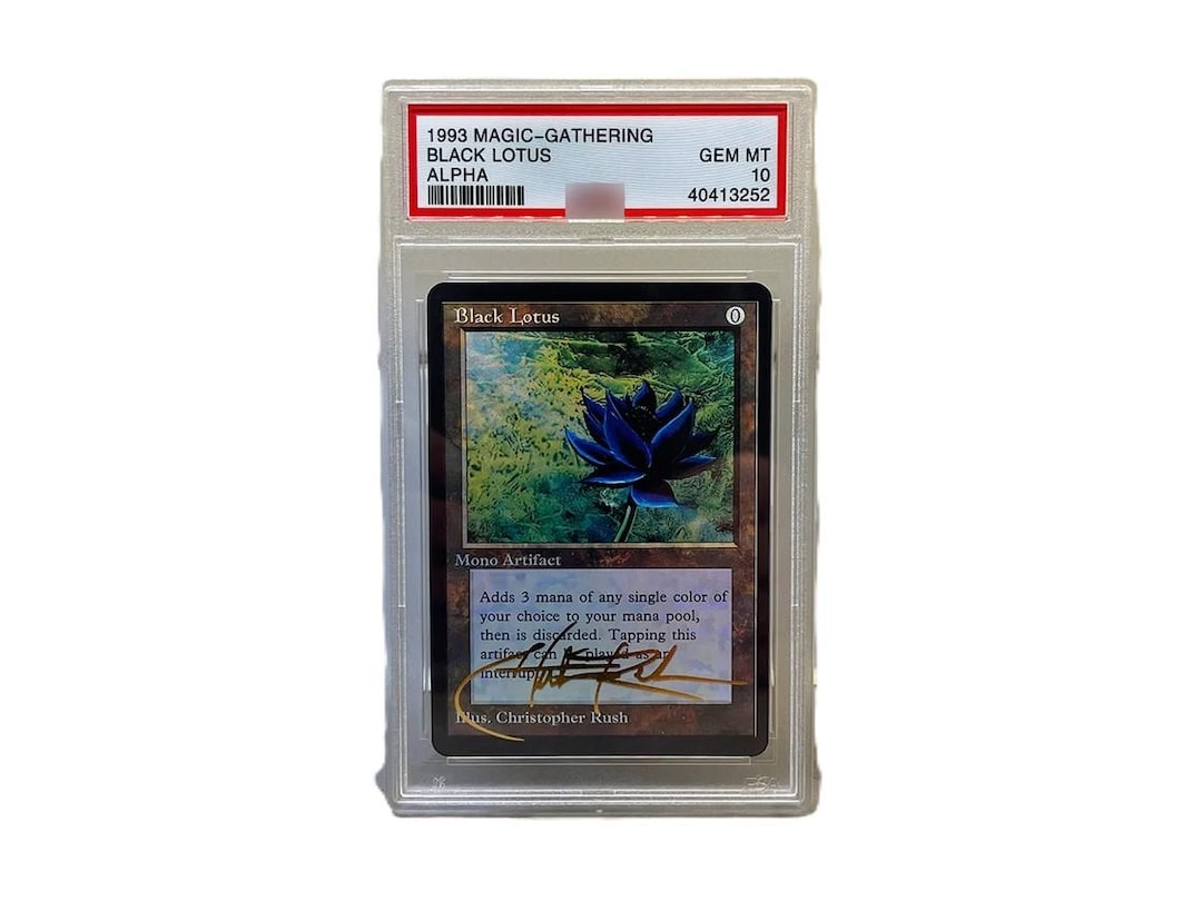 1993 Magic the Gathering Black Lotus ALPHA Collectors 1993 Magic the Gathering Black Lotus ALPHA Collectors