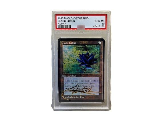 1993 Magic the Gathering Black Lotus ALPHA Collectors 1993 Magic the Gathering Black Lotus ALPHA Collectors