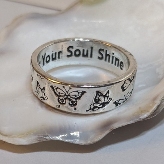 Engraved Dainty Ring | Fast Delivery Crafted by Silvery Australia.