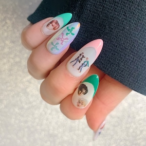 TXT Temptation| txt Waterslide Nail Decals| TXT Nail Art| Kpop Nail Decals| K-pop Nail Stickers